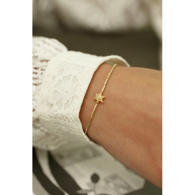 5 Octobre auksuoto sidabro apyrankė